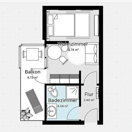 Meerflair Mit Balkon Apartament Nordstrand